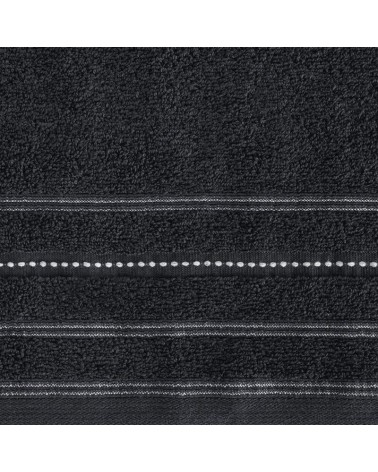 Ręcznik bawełna 30x50 Vento czarny Eurofirany