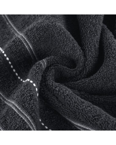 Ręcznik bawełna 50x90 Vento czarny Eurofirany