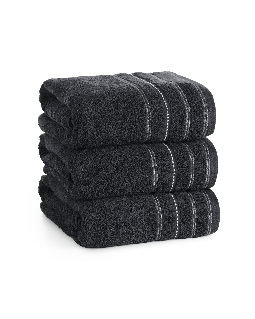 Ręcznik bawełna 70x140 Vento czarny Eurofirany