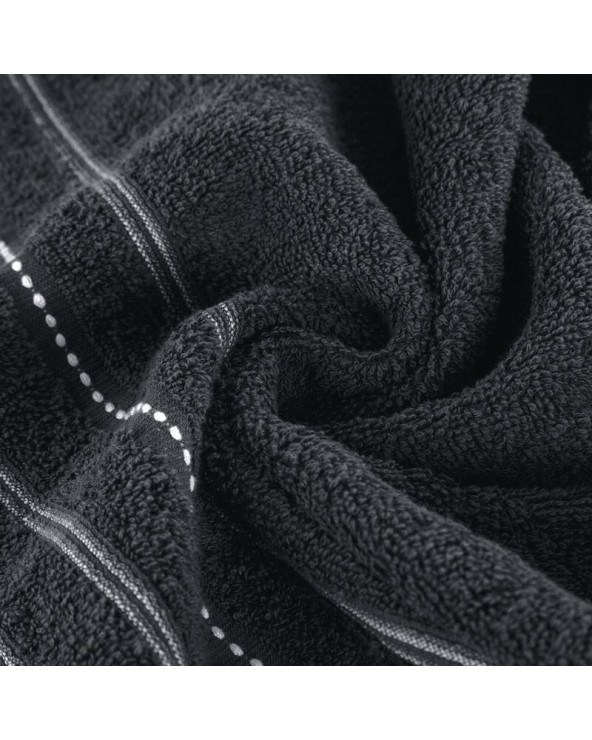 Ręcznik bawełna 70x140 Vento czarny Eurofirany