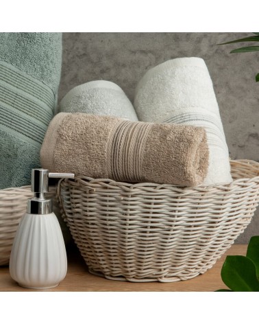 Ręcznik bawełna 70x140 Verano kremowy Eurofirany