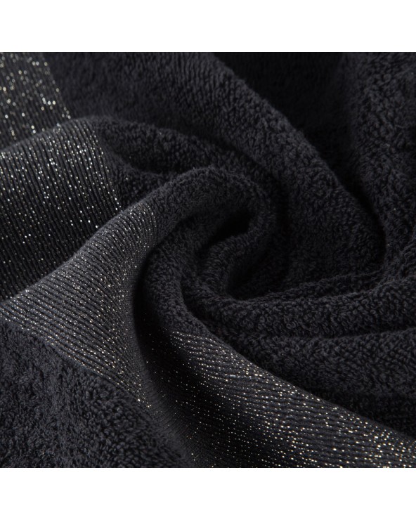 Ręcznik bawełna 30x50 Zoja czarny Eurofirany