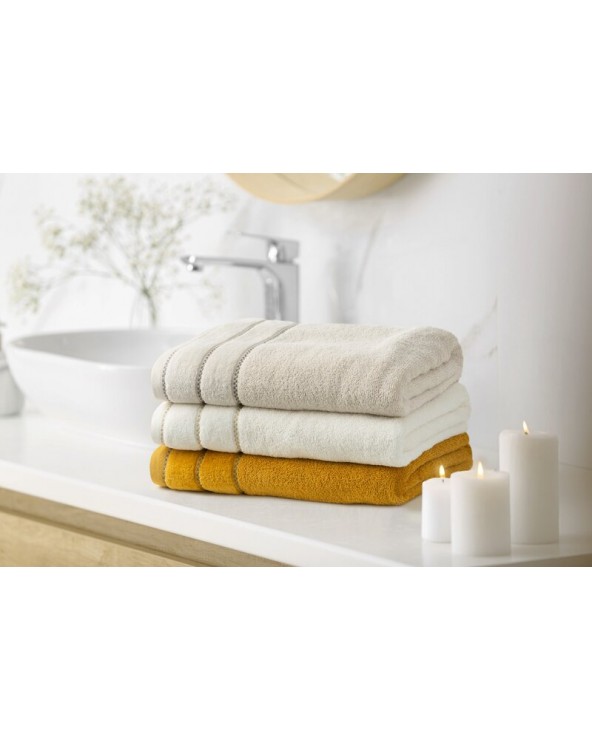 Ręcznik bawełna 30x50 Dona srebrny Eurofirany