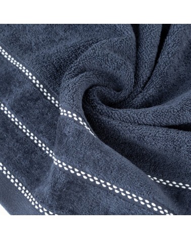 Ręcznik bawełna 50x90 Dona granatowy Eurofirany