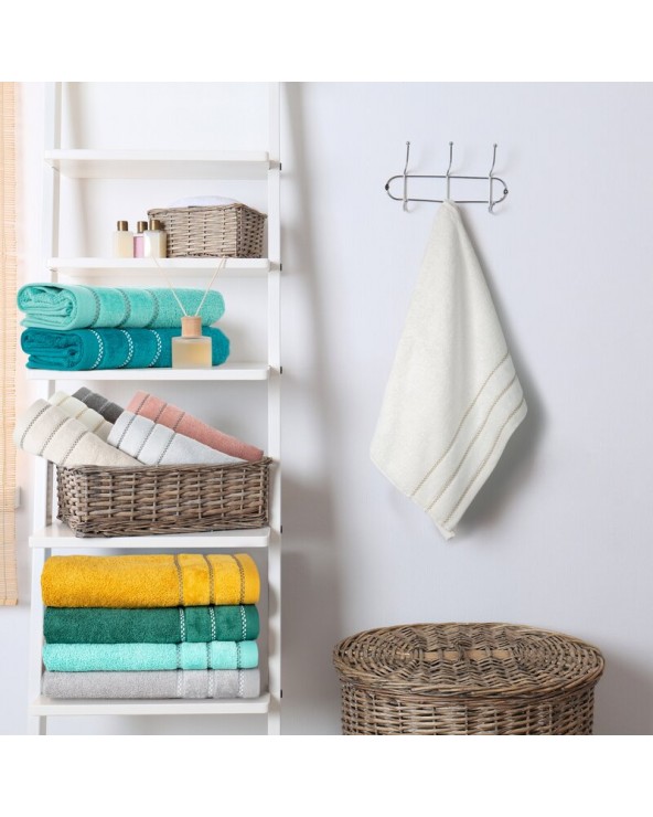 Ręcznik bawełna 70x140 Dona czerwony Eurofirany