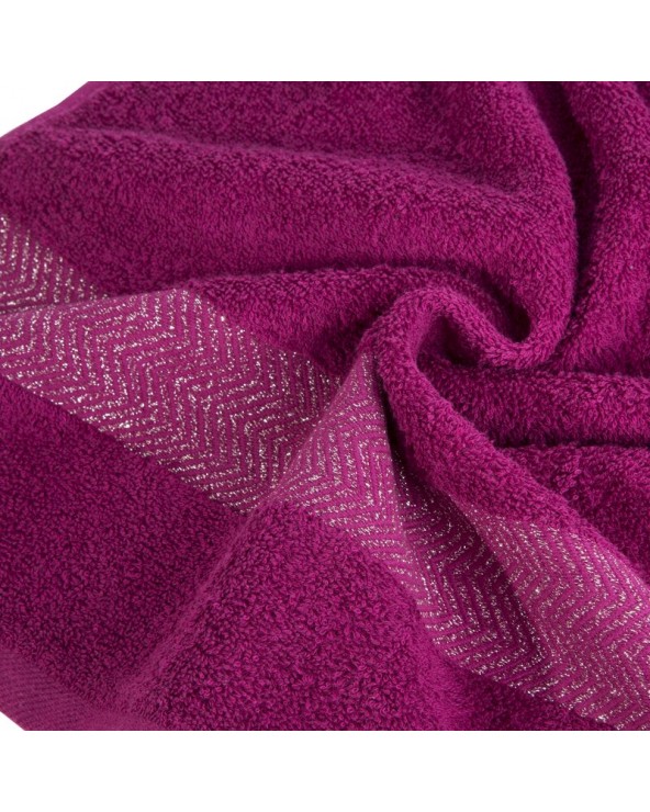 Ręcznik bawełna 70x140 Igor amarantowa Eurofirany