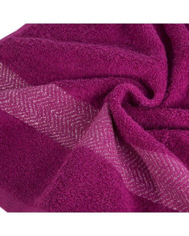 Ręcznik bawełna 70x140 Igor amarantowa Eurofirany