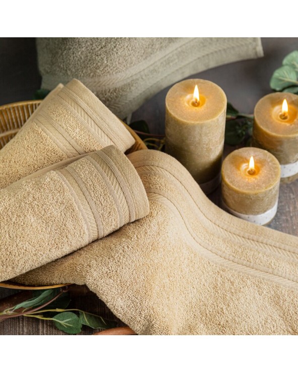 Ręcznik bawełna 70x140 Kely kremowy Eurofirany