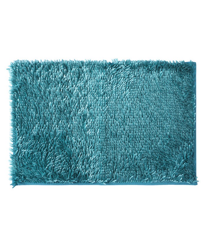 Dywanik z frędzlami Shaggy 60x90 turkusowy