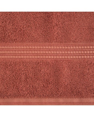 Ręcznik bambus 70x140 Mela ceglasty Eurofirany