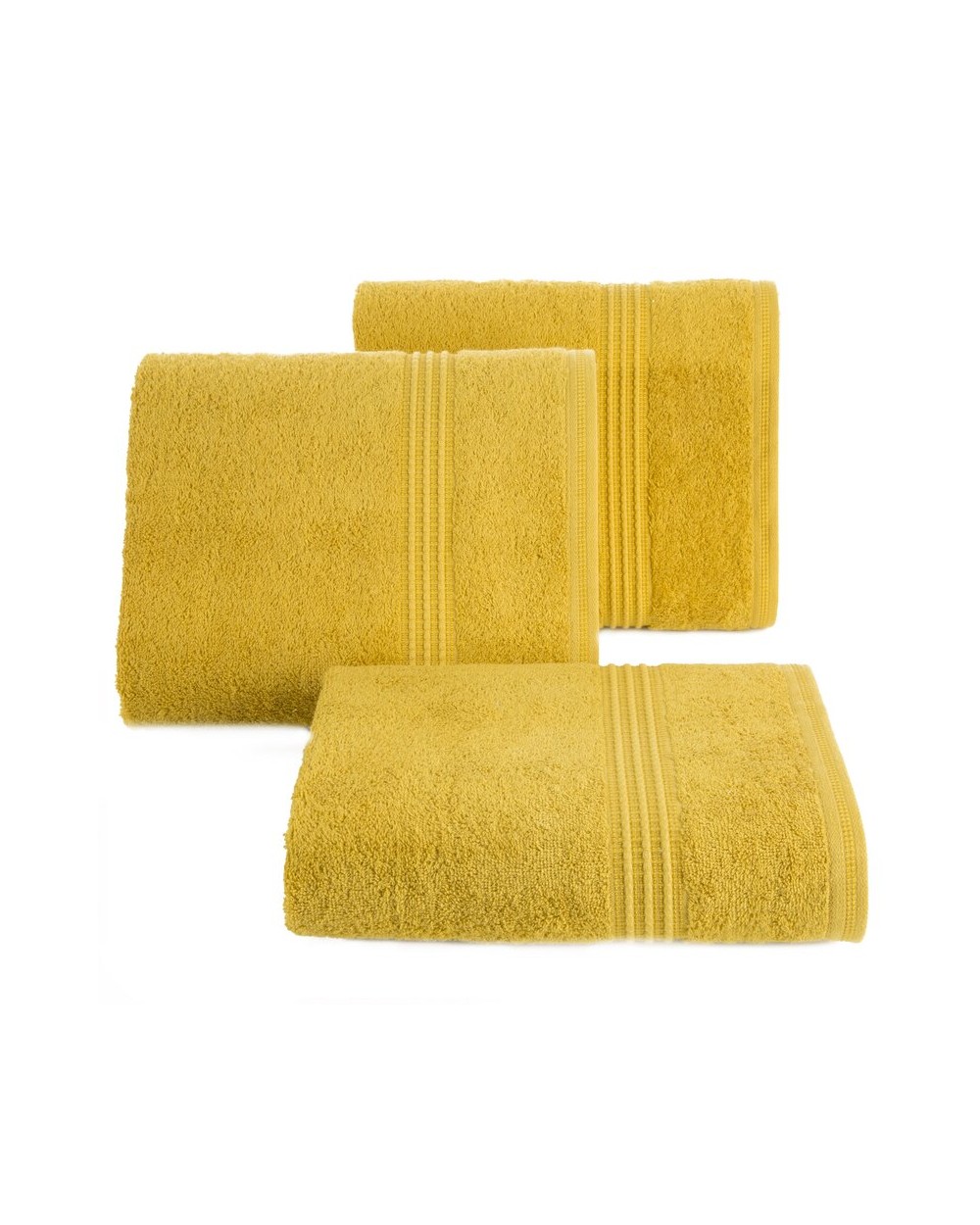 Ręcznik bambus 50x90 Mela musztardowy Eurofirany