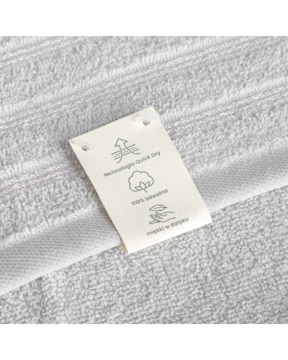Ręcznik bawełna 30x50 Saba srebrny Eurofirany