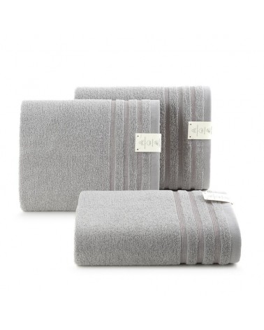 Ręcznik bawełna 30x50 Saba ciemnosrebrny Eurofirany