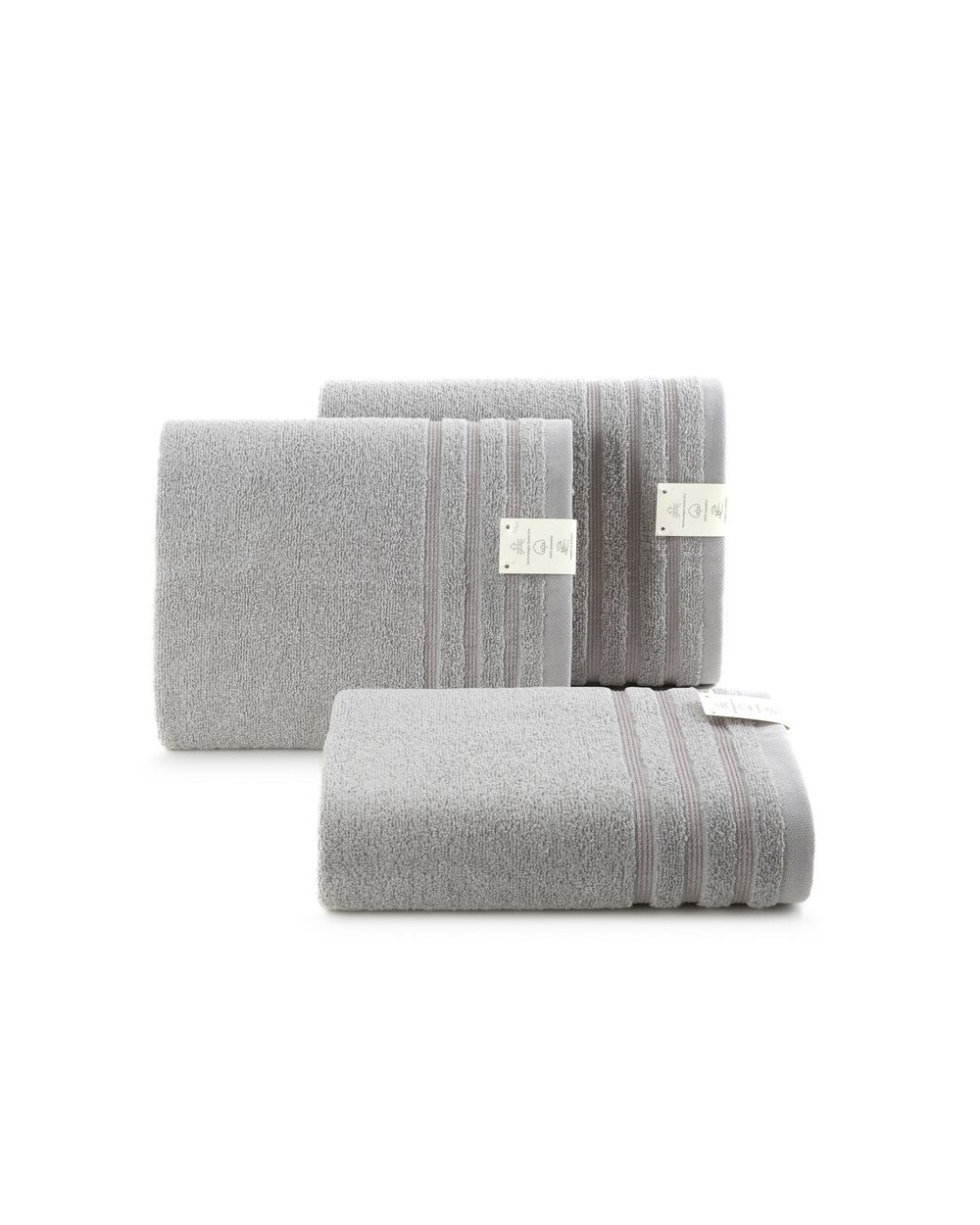 Ręcznik bawełna 70x140 Saba ciemnosrebrny Eurofirany