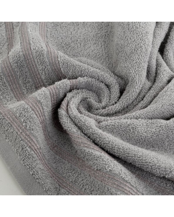 Ręcznik bawełna 70x140 Saba ciemnosrebrny Eurofirany