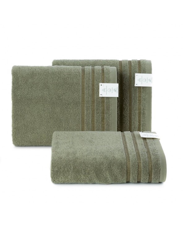 Ręcznik bawełna 30x50 Saba oliwkowy Eurofirany