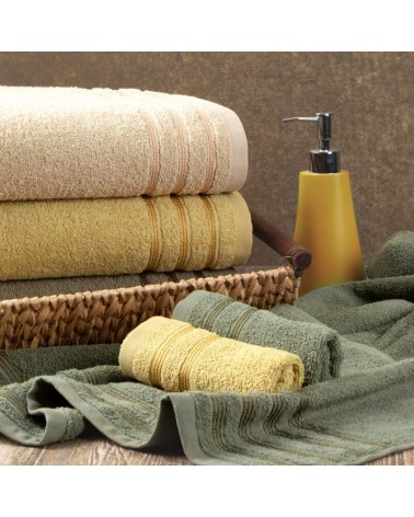 Ręcznik bawełna 70x140 Saba oliwkowy Eurofirany