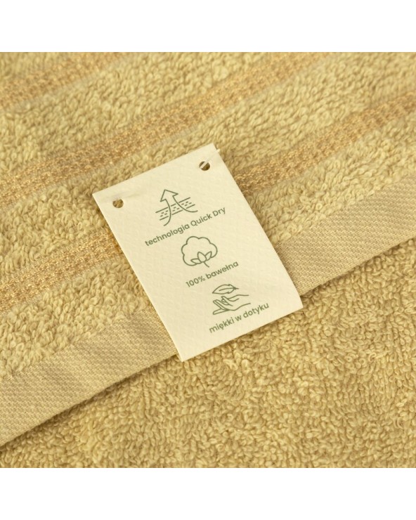 Ręcznik bawełna 30x50 Saba ciemnobeżowy Eurofirany