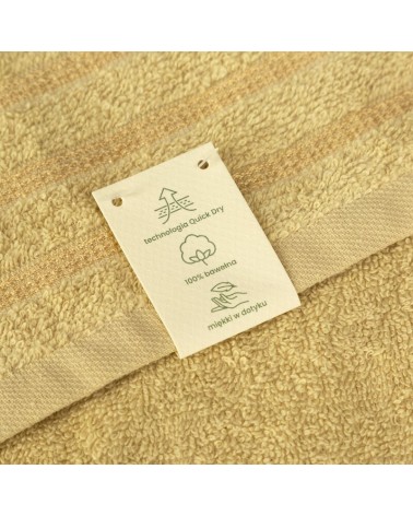 Ręcznik bawełna 30x50 Saba ciemnobeżowy Eurofirany