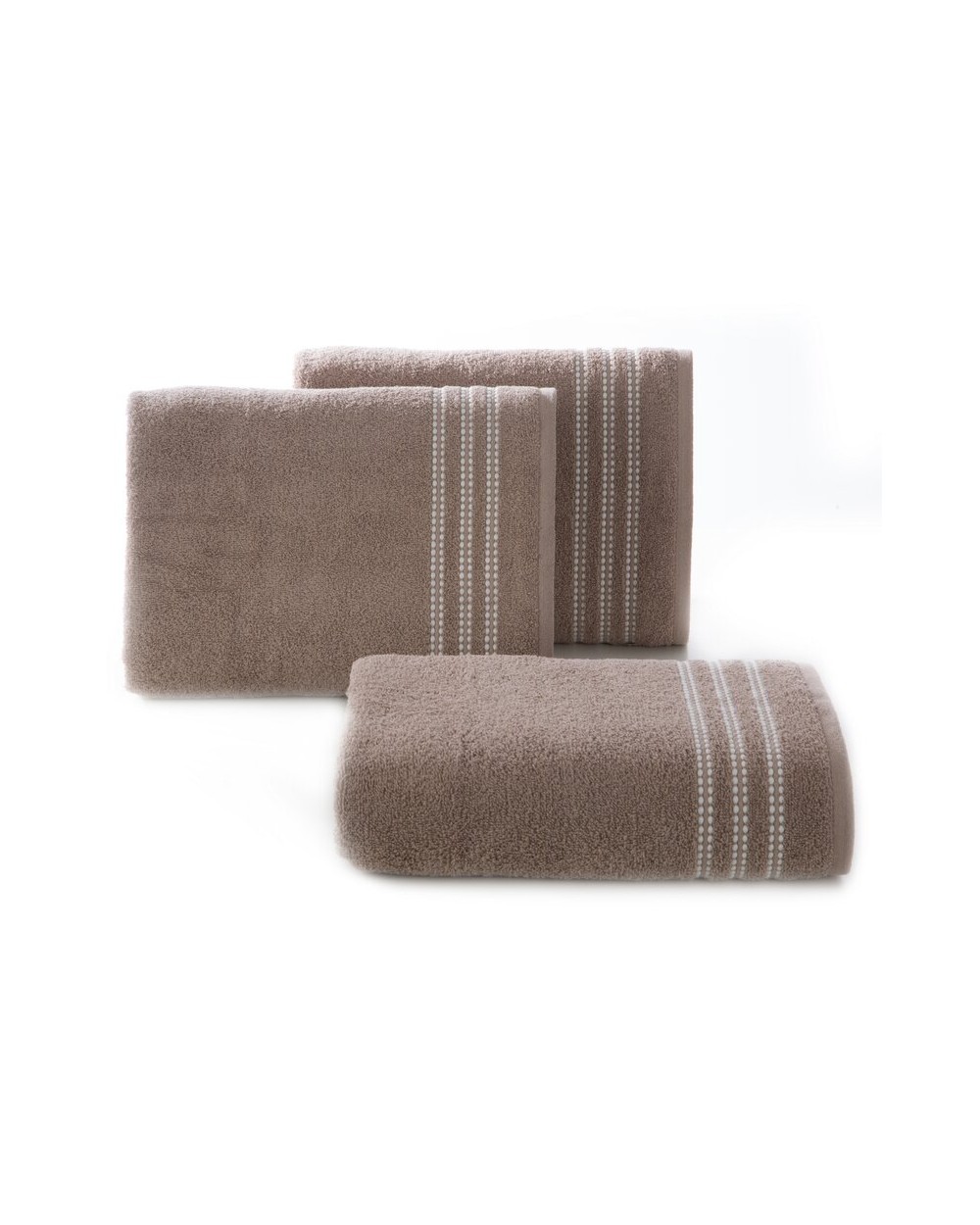 Ręcznik bawełna 50x90 Seba brązowy Eurofirany