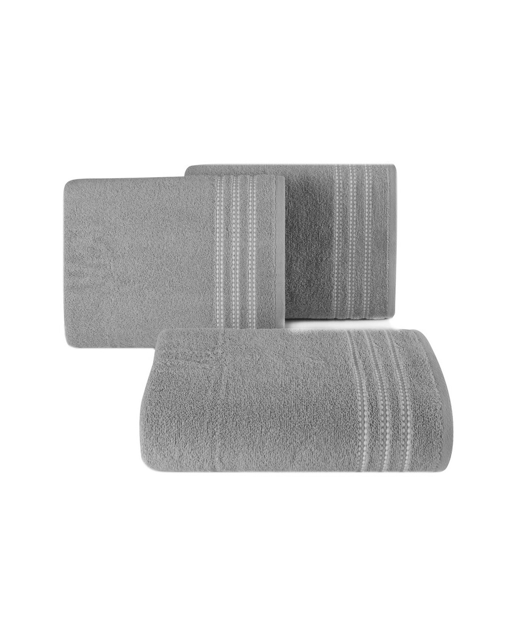 Ręcznik bawełna 30x50 Seba srebrny Eurofirany