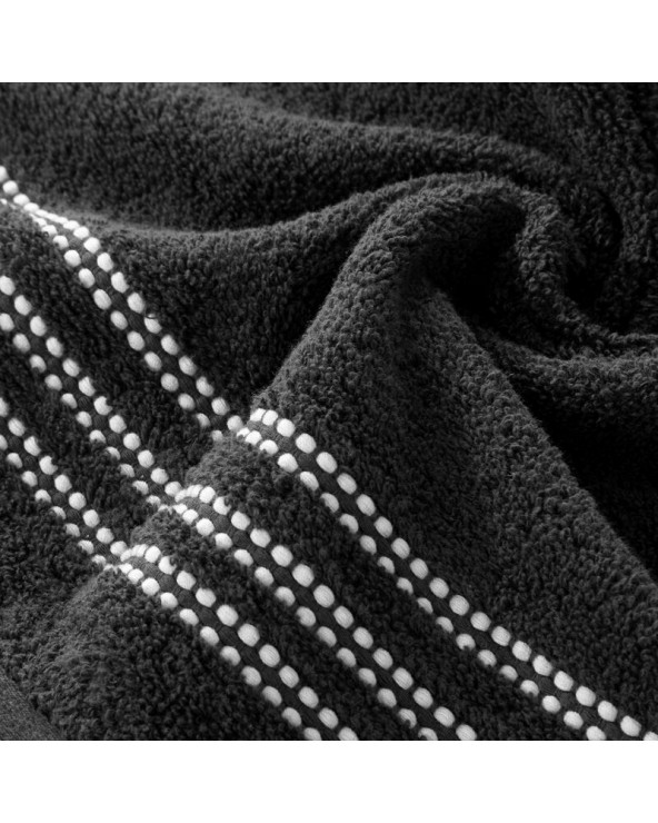 Ręcznik bawełna 70x140 Seba czarny Eurofirany