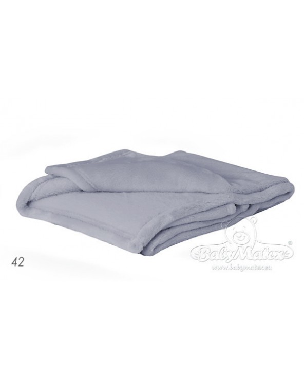 Koc pluszowy 150x200 Kaszmirowy Dotyk popielaty Matex