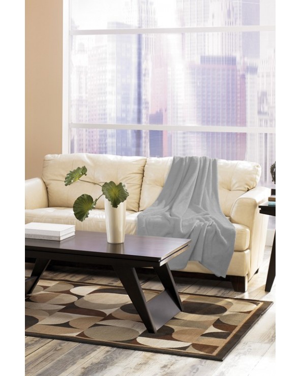 Koc pluszowy 150x200 Kaszmirowy Dotyk popielaty Matex