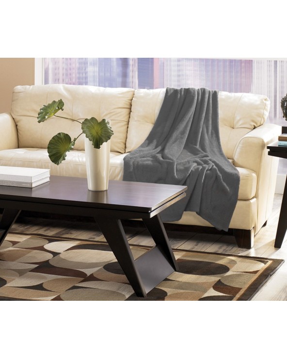 Koc pluszowy 150x200 Kaszmirowy Dotyk szary Matex