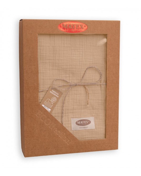 Narzuta muślinowa 240x210 cappuccino Matex