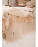 Narzuta muślinowa 240x210 cappuccino Matex