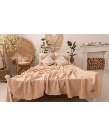 Narzuta muślinowa 240x210 cappuccino Matex