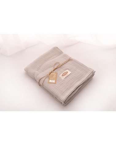 Narzuta muślinowa 240x210 popielata Matex