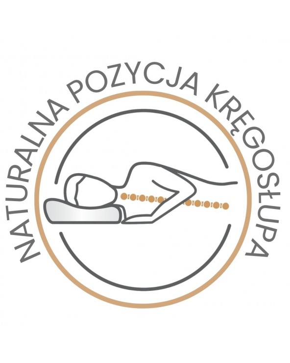 Poduszka profilowana ortopedyczna dwustronna GAMMA 60x33x11 Memory Foam Matex