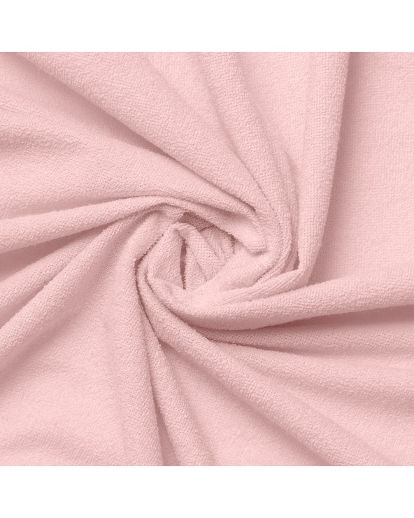 Prześcieradło nieprzemakalne frotte 120x200x20 z gumką róż kwarcowy MATEX