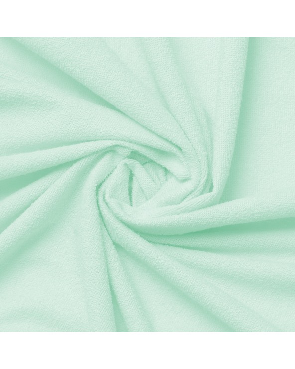 Prześcieradło nieprzemakalne frotte 90x200x20 z gumką jasnomiętowe MATEX