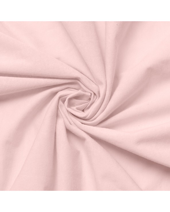 Prześcieradło nieprzemakalne jersey 90x200x20 z gumką róż kwarcowy MATEX