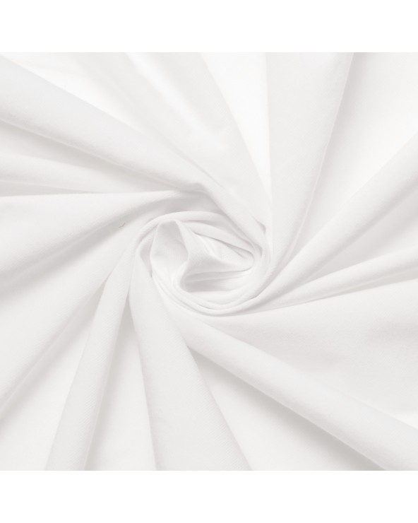 Prześcieradło wysokie nieprzemakalne jersey 90x200x30 z gumką białe MATEX