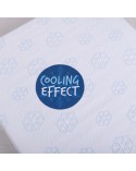 Wysokie prześcieradło chłodzące nieprzemakalne 90x200x30 Frosty z gumką białe MATEX