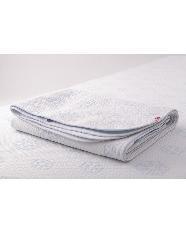 Podkład chłodzący nieprzemakalny 160x200 Frosty biały MATEX