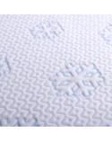 Podkład chłodzący nieprzemakalny 160x200 Frosty biały MATEX