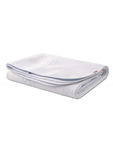 Podkład chłodzący nieprzemakalny 160x200 Frosty biały MATEX