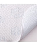Podkład chłodzący nieprzemakalny 90x200 Frosty biały MATEX