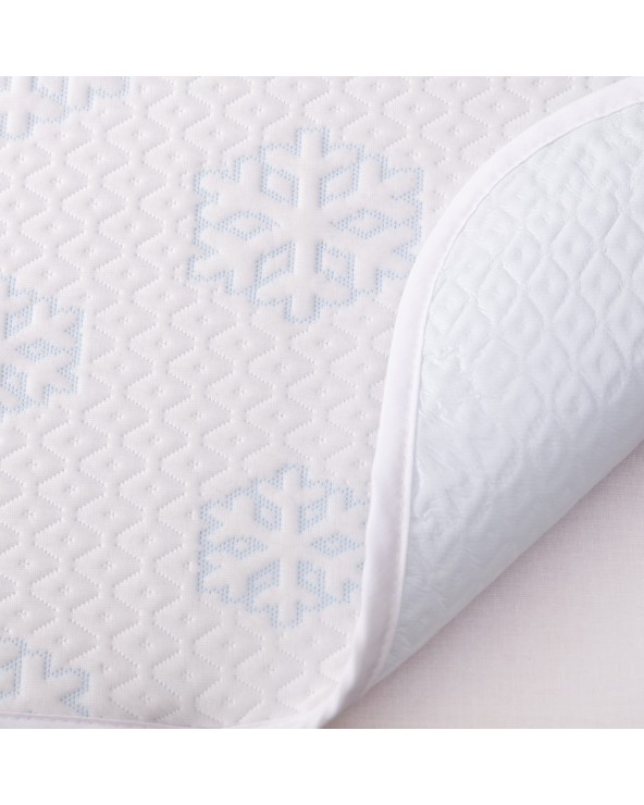 Podkład chłodzący nieprzemakalny 90x200 Frosty biały MATEX