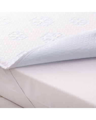 Podkład chłodzący nieprzemakalny 90x200 Frosty biały MATEX
