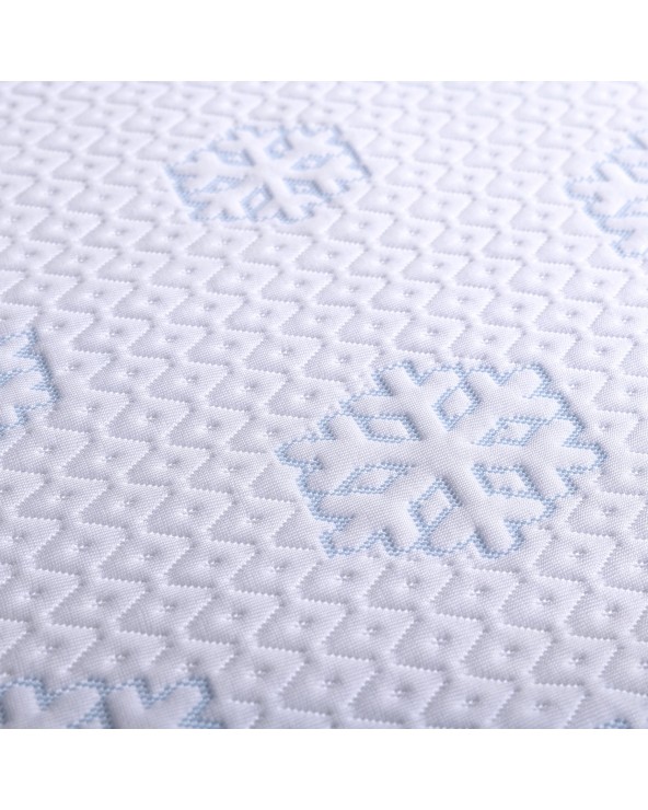 Podkład chłodzący nieprzemakalny 90x200 Frosty biały MATEX