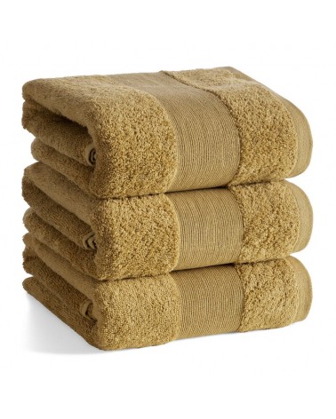 Ręcznik bawełna 70x140 Zoja musztardowy Eurofirany