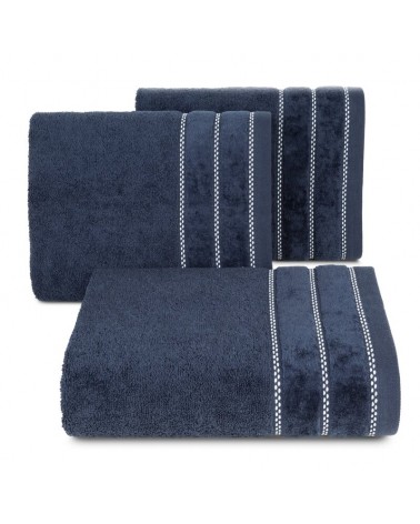 Ręcznik bawełna 30x50 Dona granatowy Eurofirany