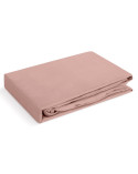 Prześcieradło wysokie satyna bawełniana 160x200x30 z gumką różowe Eurofirany