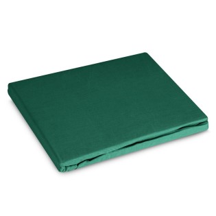 Prześcieradło wysokie makosatyna 180x200x30 z gumką Basic zielone Eurofirany